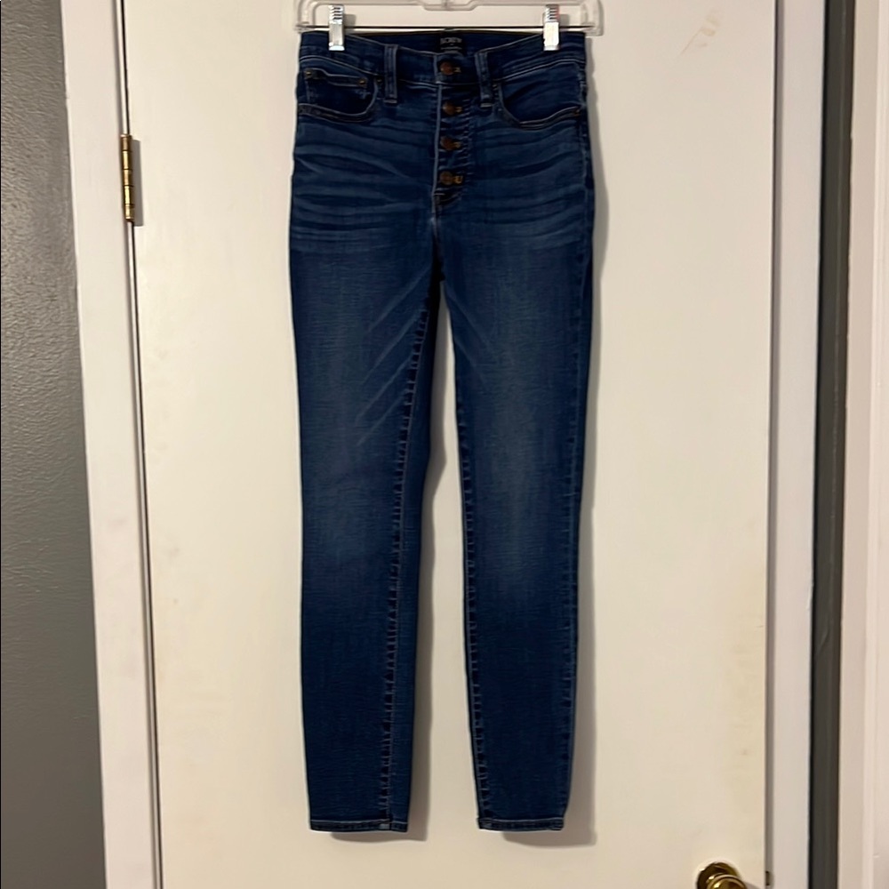 J.Crew 9” High-Rise Skinny Jeans